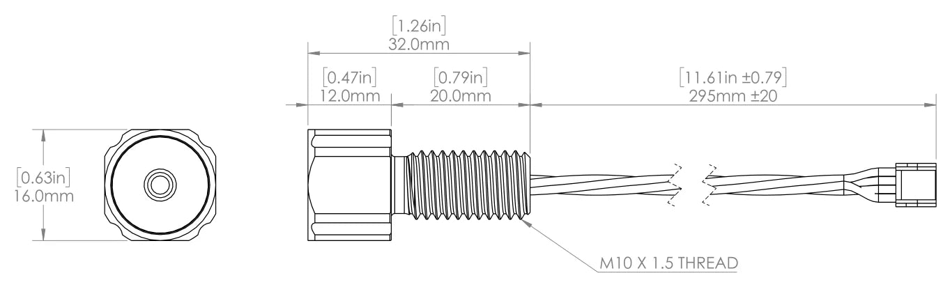 Bar High-Resolution Depth/Pressure Sensors - Drawing 1