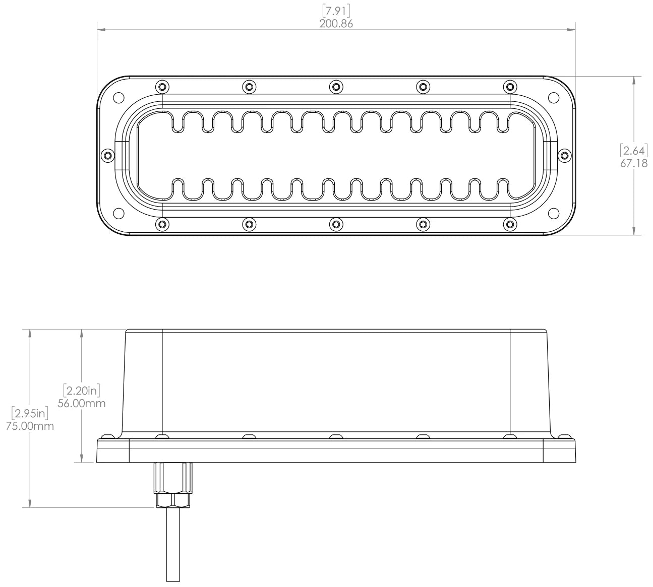 Cerulean Omniscan 450 FS Imaging Sonar - Drawing 1