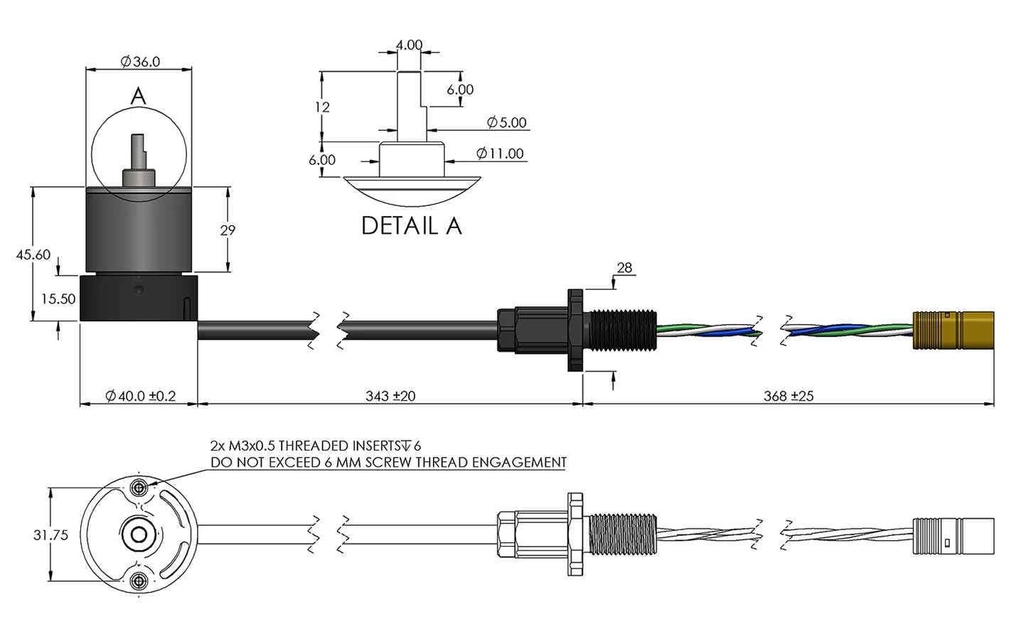 M200 Motor - Drawing 1