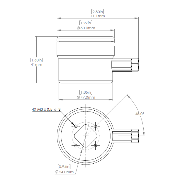 Ping Sonar Altimeter and Echosounder - Drawing 1