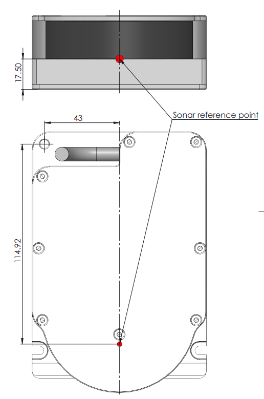 Sonoptix ECHO Multibeam Imaging Sonar - Drawing 2