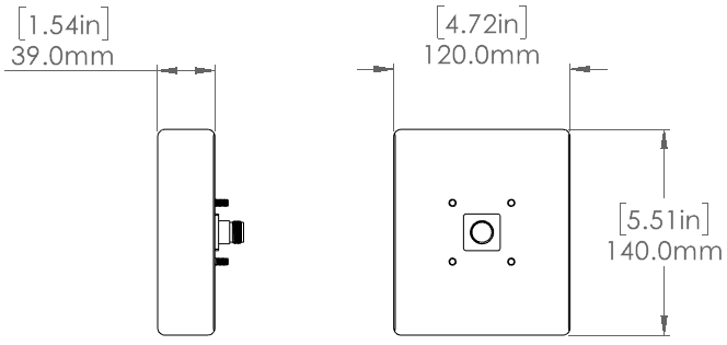 BaseStation Directional Antenna Kit - Drawing 1